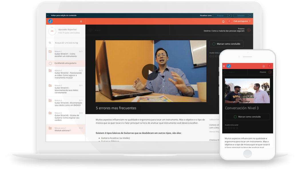 Curso de espanhol online Curso de espanhol online